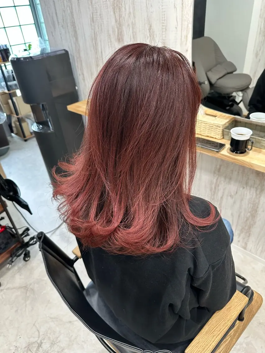 セミロング カット ヘアカラー トリートメント &y〜waito〜 鈴木悠平のヘアスタイル