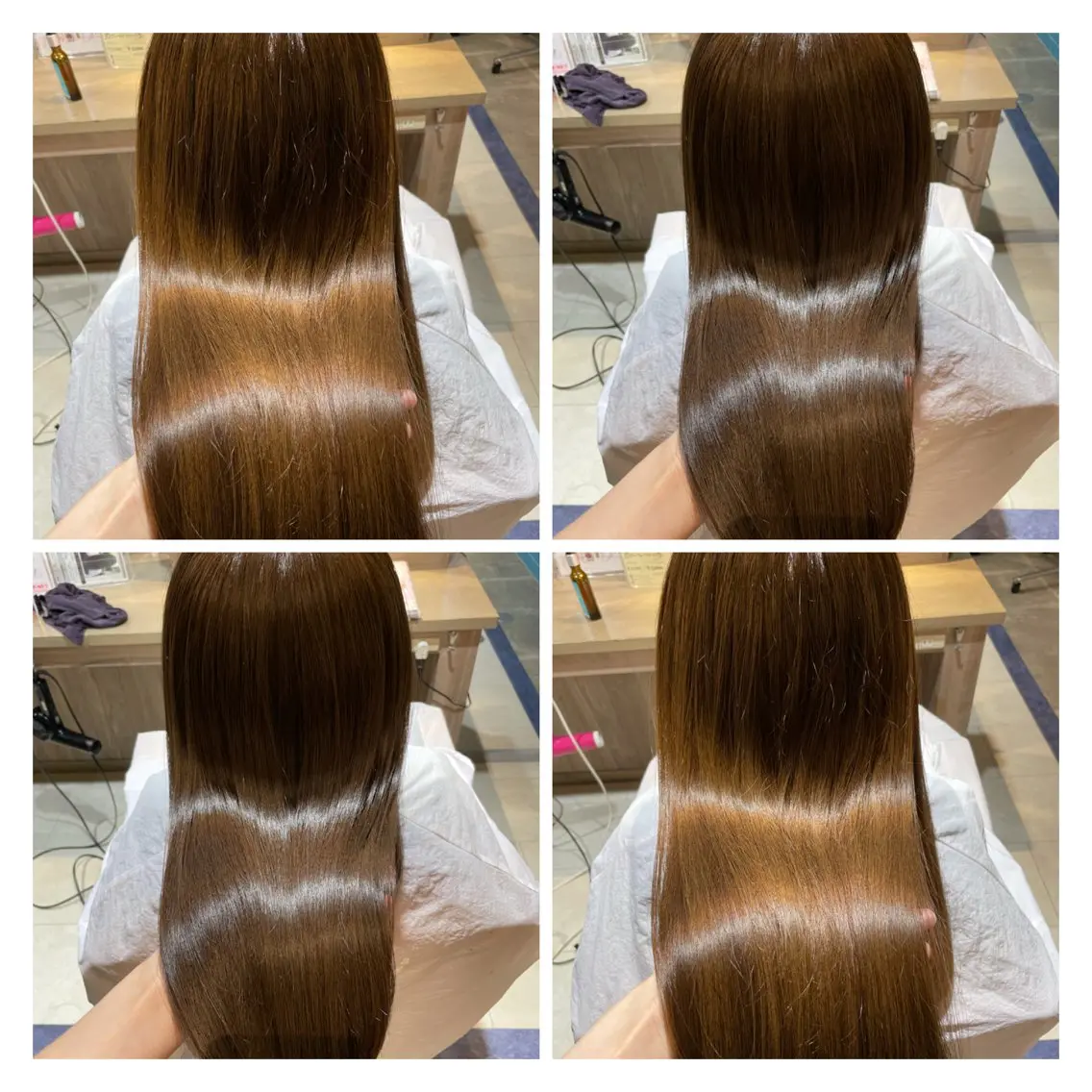 ロング ヘアカラー トリートメント 艶髪×透明感カラー ののかのヘアスタイル