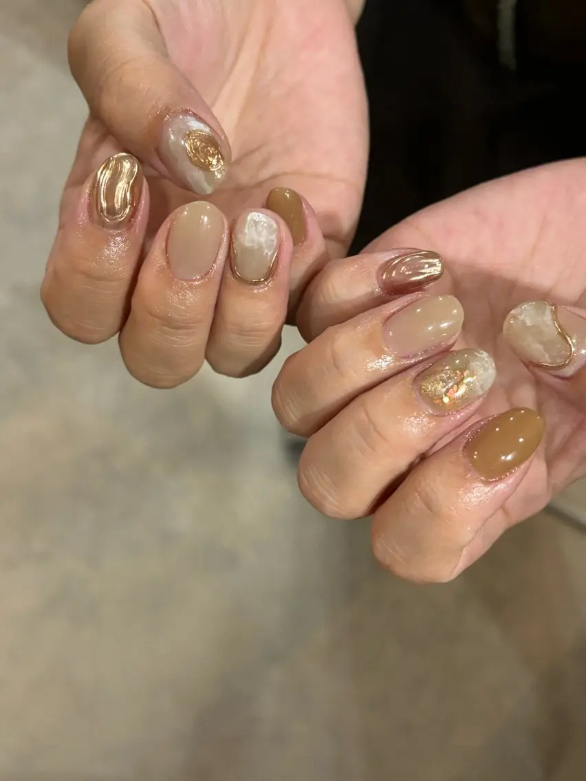 ネイル ニュアンスネイル atelier elsol.のネイルデザイン