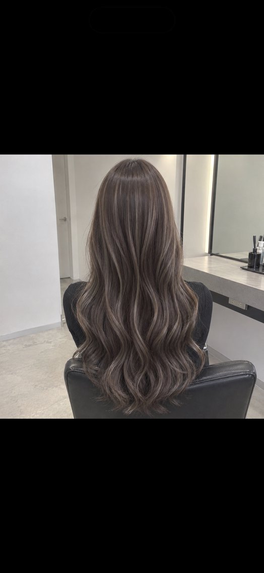 ロング カラー ヘアカラー トリートメント ヘッドスパ ヘアセット 🍒艶カラー🍒韓 国ヘア🍒momoのヘアスタイル
