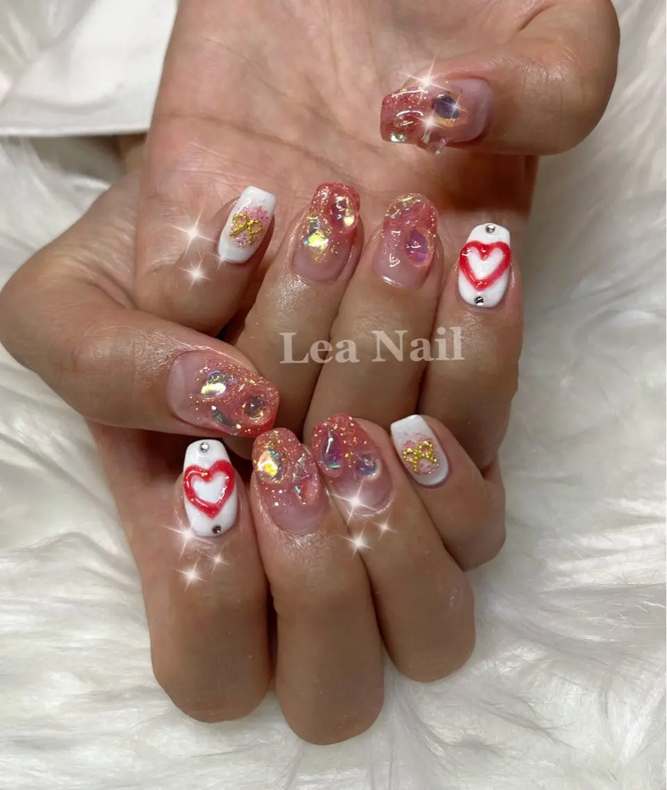 ネイル 持ち込み ハンドネイル Lea Nailのネイルデザイン