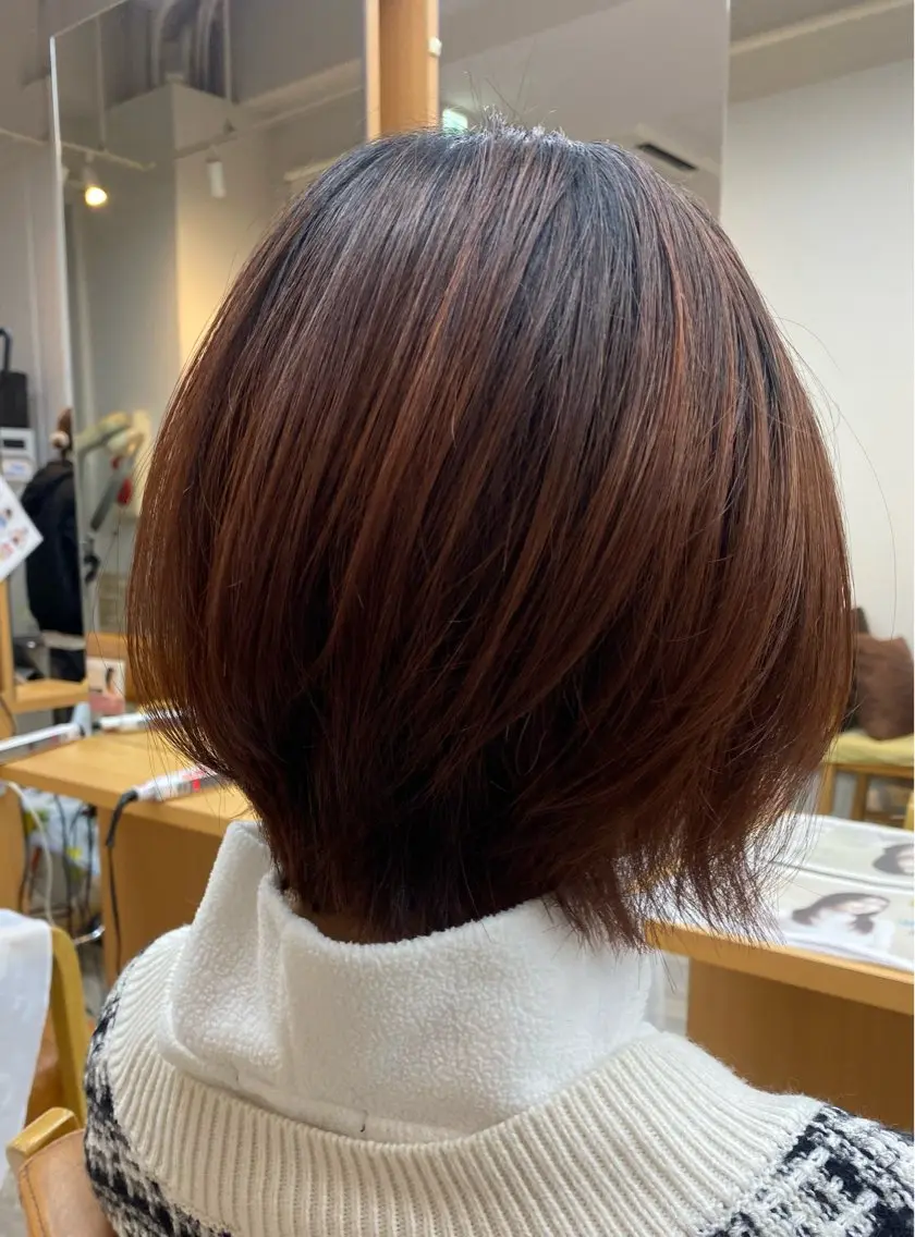 ショート ショートボブ ボブ くびれヘア ショートヘア オスメニア 真也のヘアスタイル