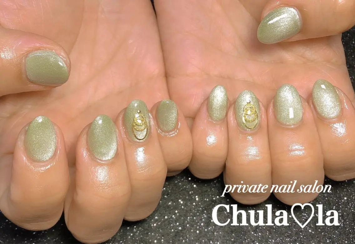 ネイル マグネットネイル Chula♡la 豊見城市高安のネイルデザイン