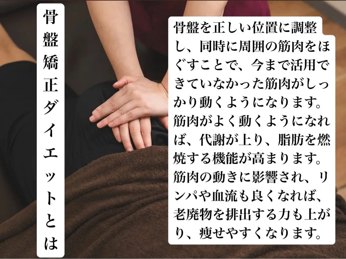 骨盤矯正ダイエット 結果出し＊痩身マシンのエステ・リラクイメージ