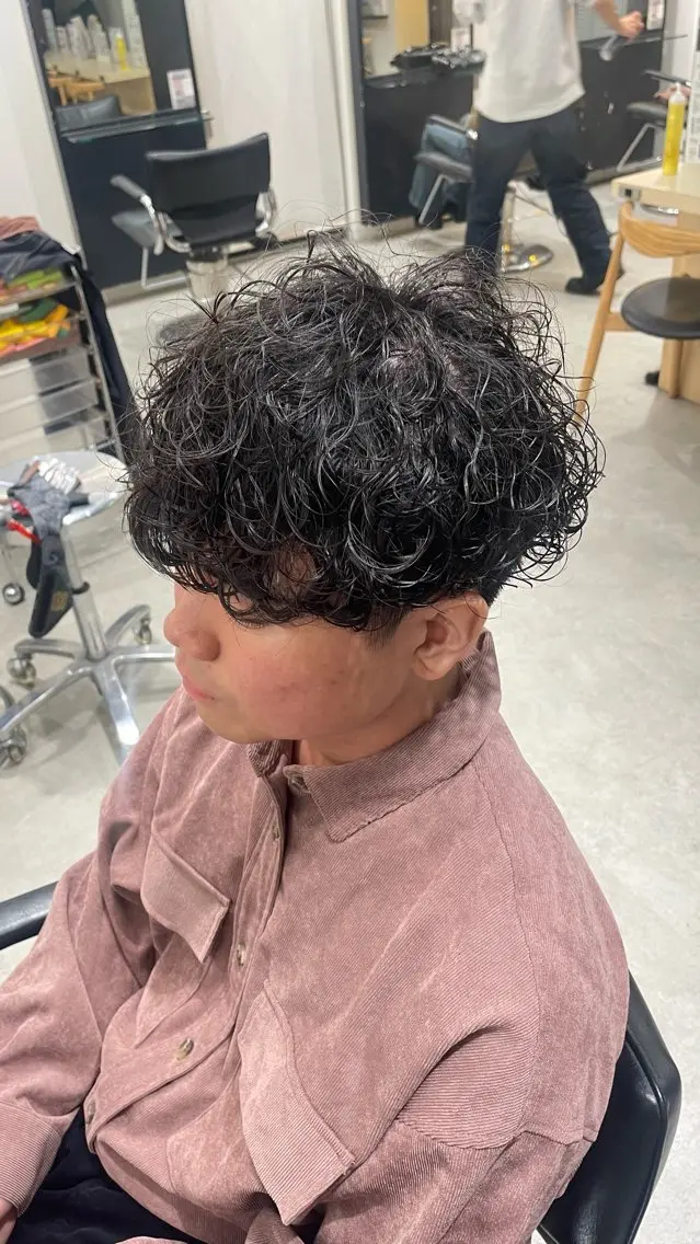 パーマ メンズ カット パーマ fifth 武正 琉生のヘアスタイル
