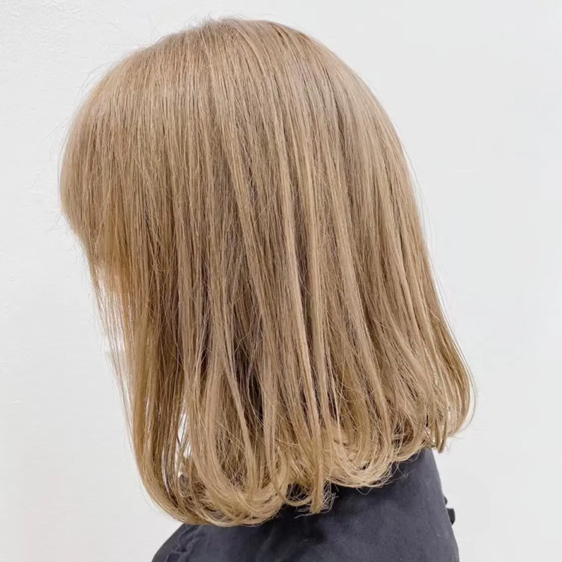 カラー ミディアム 縮毛矯正/ワンカラー モデル募集🫧羽夏のヘアスタイル