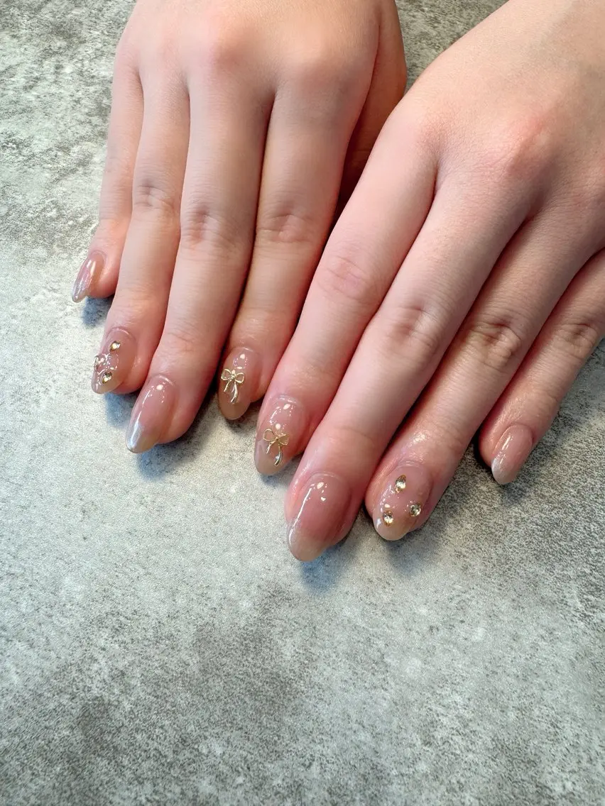 ネイル ニュアンスネイル ワンホンネイル Nail salon Vinnaのネイルデザイン