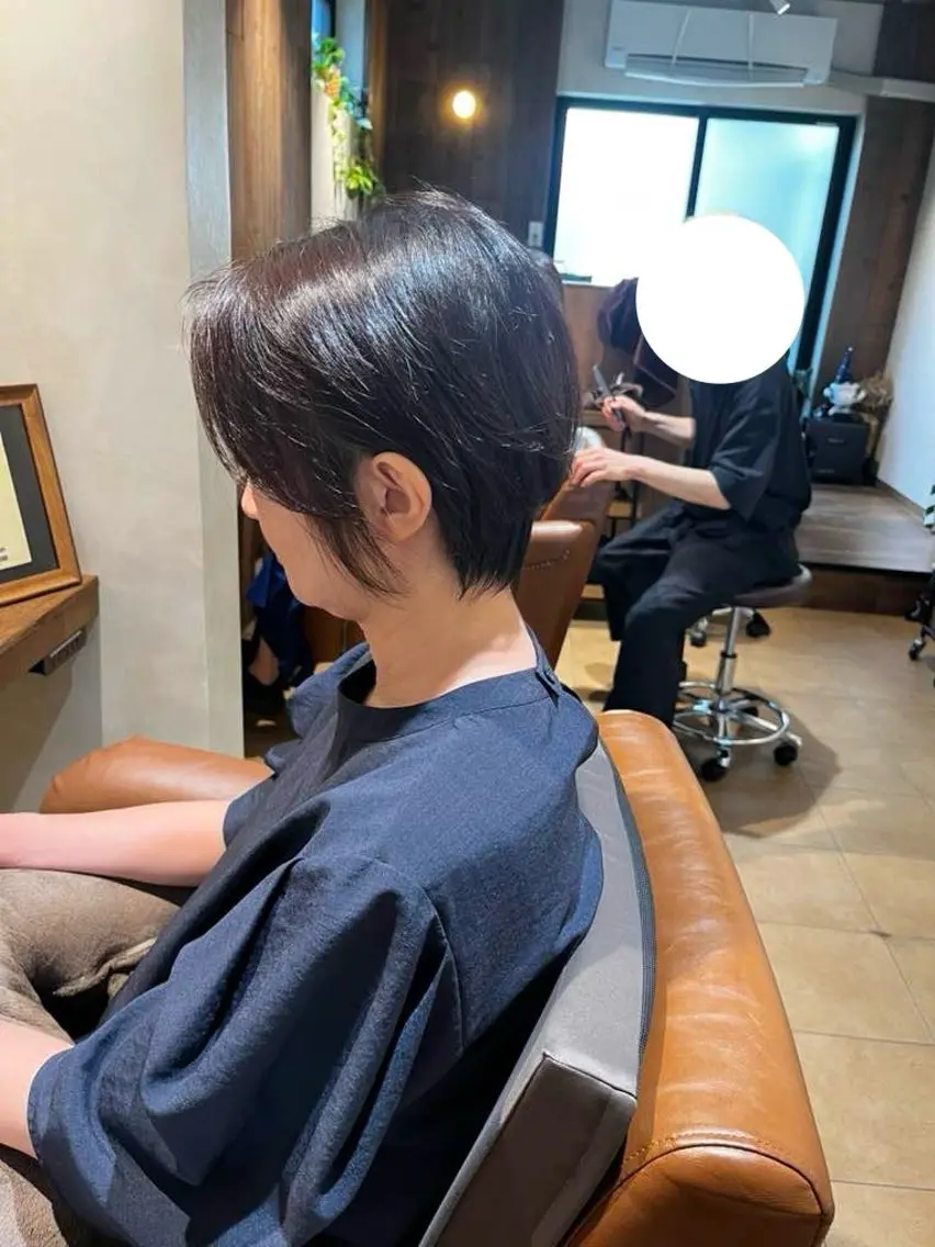 ショート ショートヘア カット end roll りんのヘアスタイル