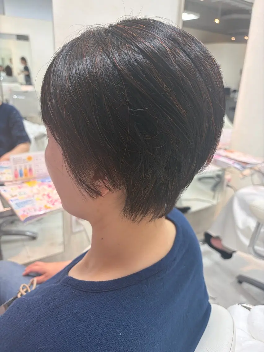 ショート ショートヘア カット nagane sayakaのヘアスタイル