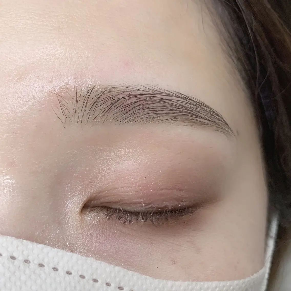 アイブロウ 眉カラー メンズアイブロウ 眉毛ワックス脱毛 ohime 新宿店 natsumiのマツエク・マツパデザイン