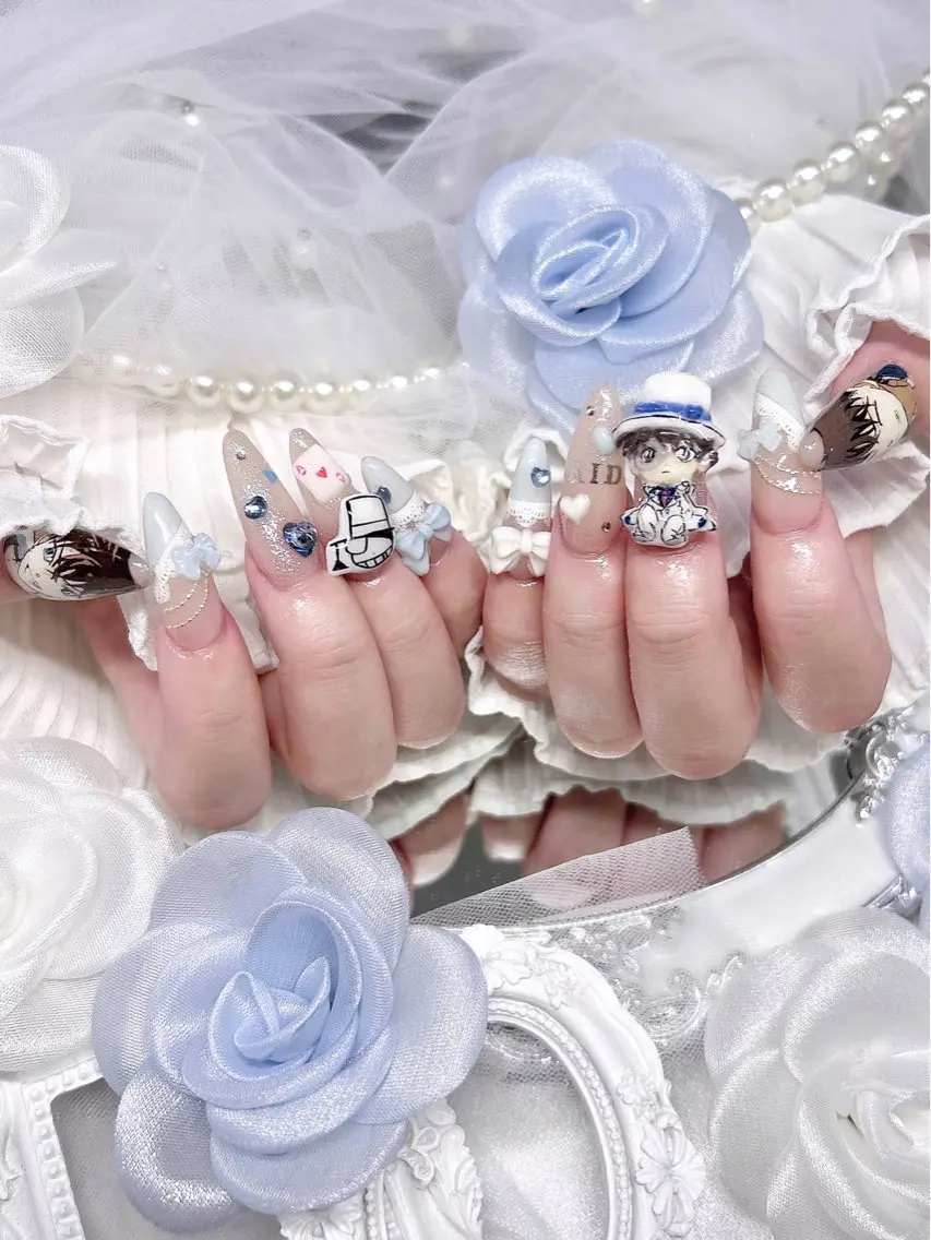 ネイル ハンドネイル ️🫧みつき/ 渋谷/痛ネイル️🫧のネイルデザイン