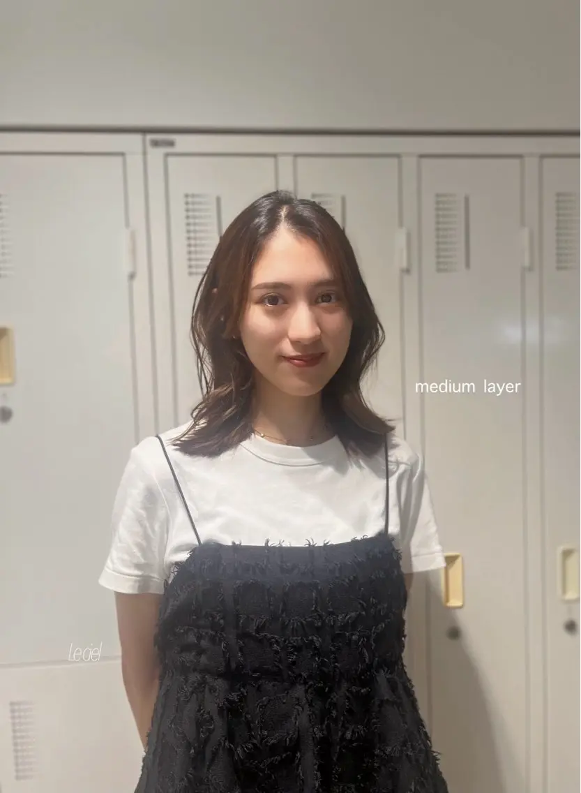 ミディアム カラー カット ヘアカラー トリートメント 梅田酸性縮毛矯正/ 韓国ヘア/ユナ🩰のヘアスタイル
