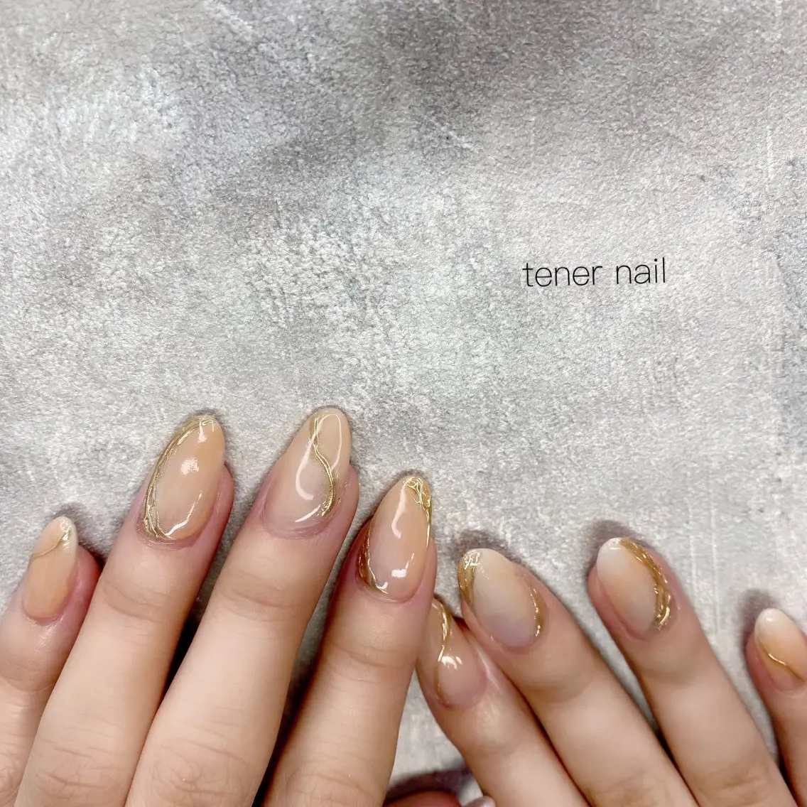 ネイル ニュアンスネイル スカルプネイル テネルネイル tener nailのネイルデザイン
