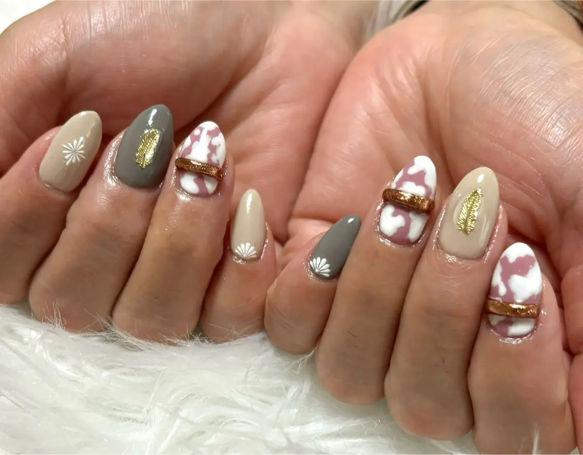 ネイル ハンドネイル nail salon HIRUKANAのネイルデザイン