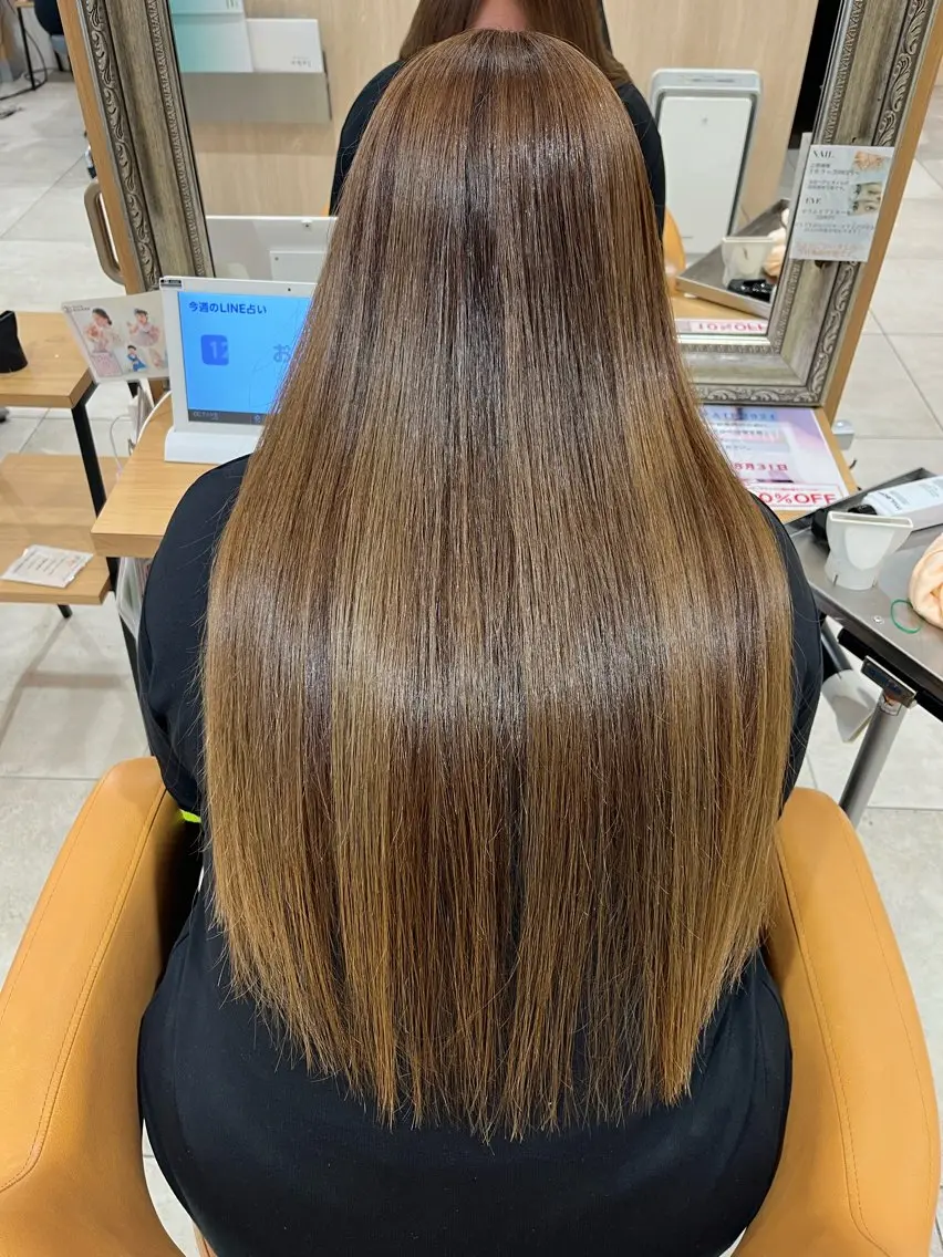 ロング トリートメント ラブーケ中川中島店 クラタチカコのヘアスタイル