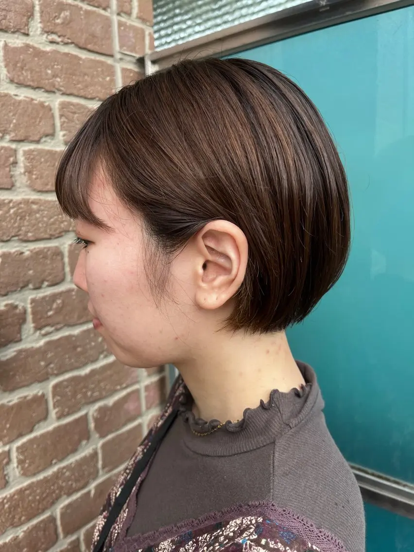 ショート カラー 久木原 ゆりのヘアスタイル