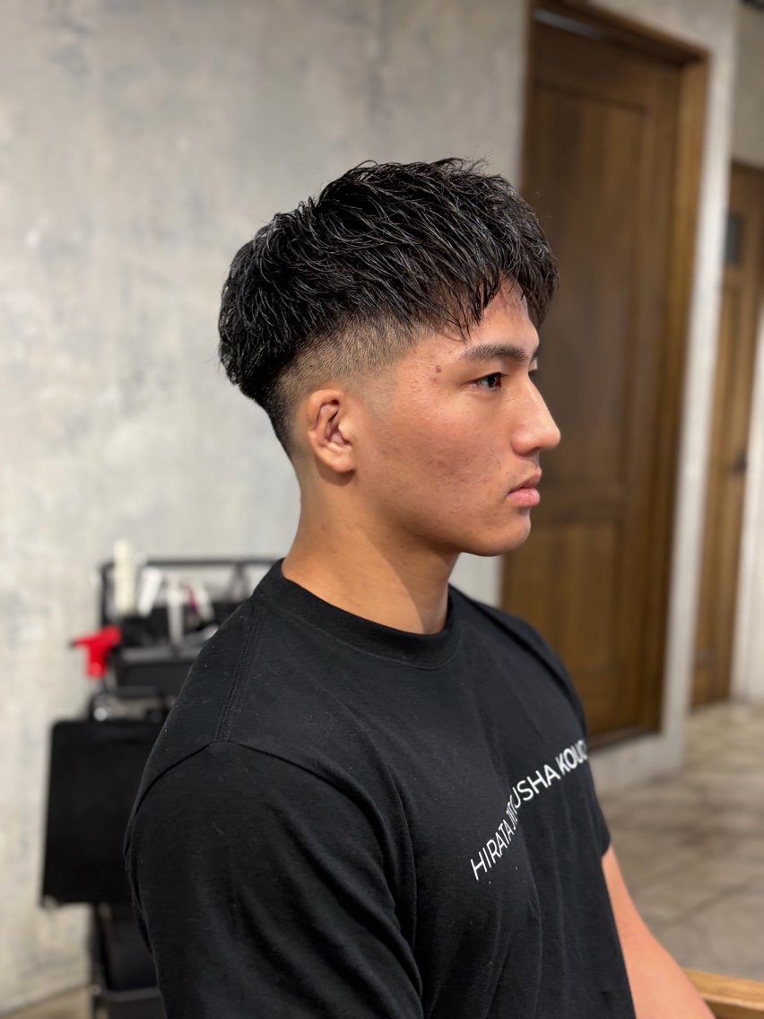 メンズ 溝渕 天馬のヘアスタイル