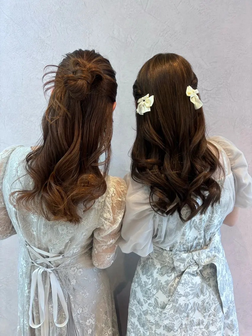 ヘアアレンジ ヘアセット ️🫧中島遼香🫧 Ess🪽髪質改善のヘアスタイル