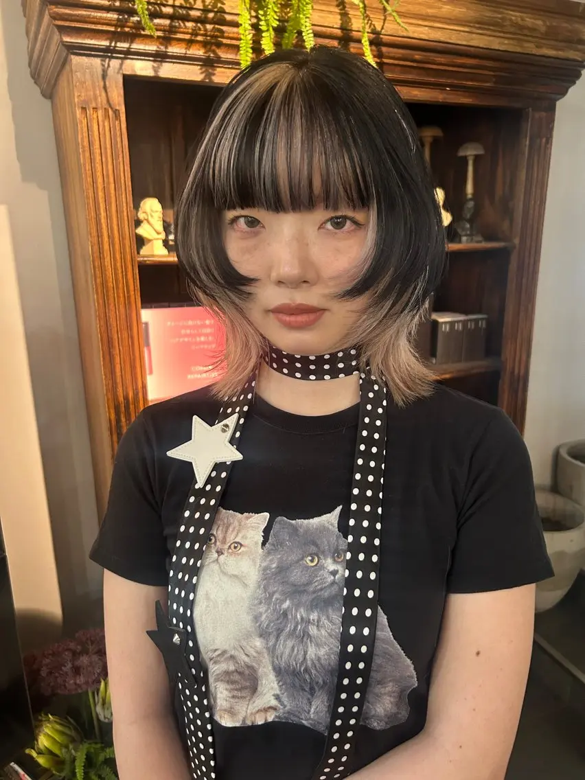 ミディアム カラー ヘアカラー トリートメント デザイン/アレンジ ❤︎イシイレイのヘアスタイル