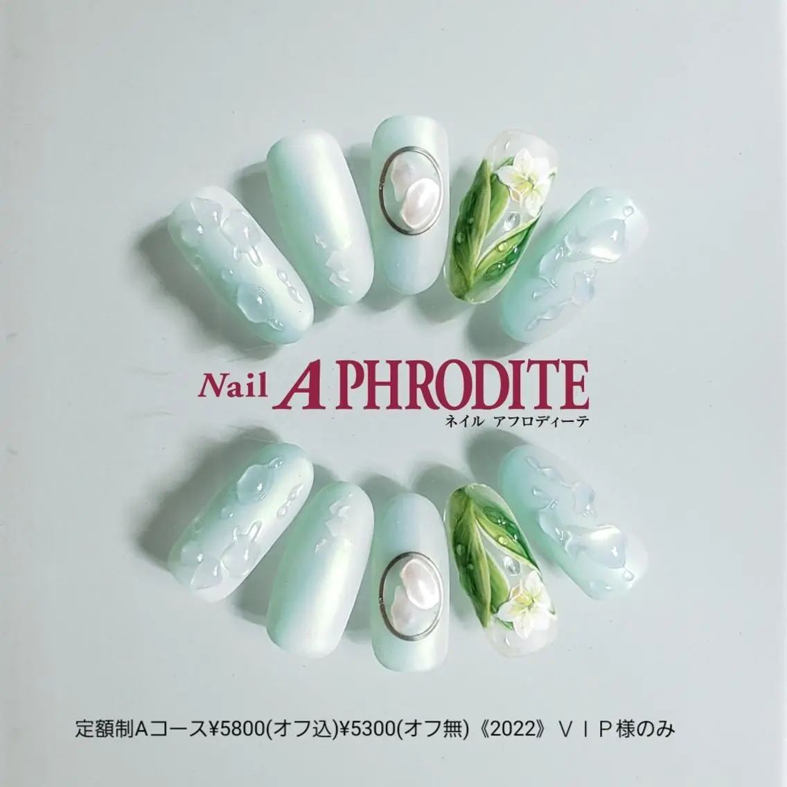 ネイル アートネイル ジェルネイル 持ち込み ソフトジェル ハンドネイル Nail Aphroditeのネイルデザイン