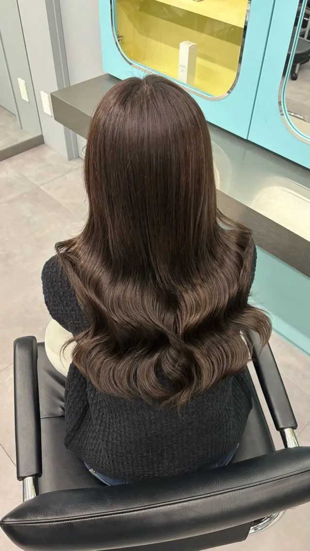 ロング 切りっぱなしボブ ショートボブ ボブ くびれヘア 顔まわりレイヤー Mio/韓国風/ ショートカットのヘアスタイル