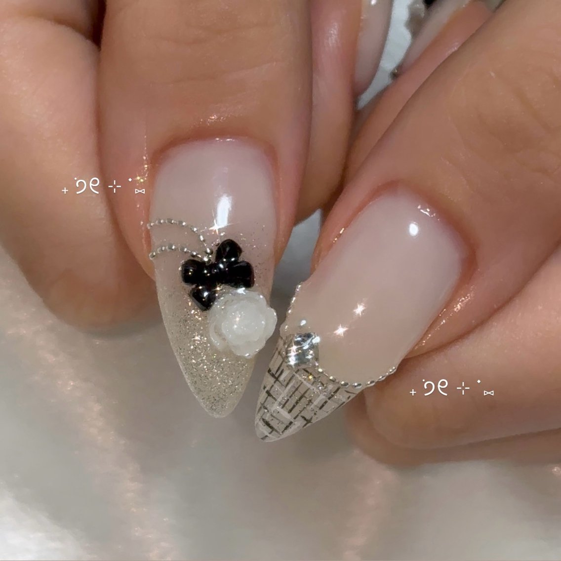 ネイル ハンドネイル Blanche mimi.u_aのネイルデザイン