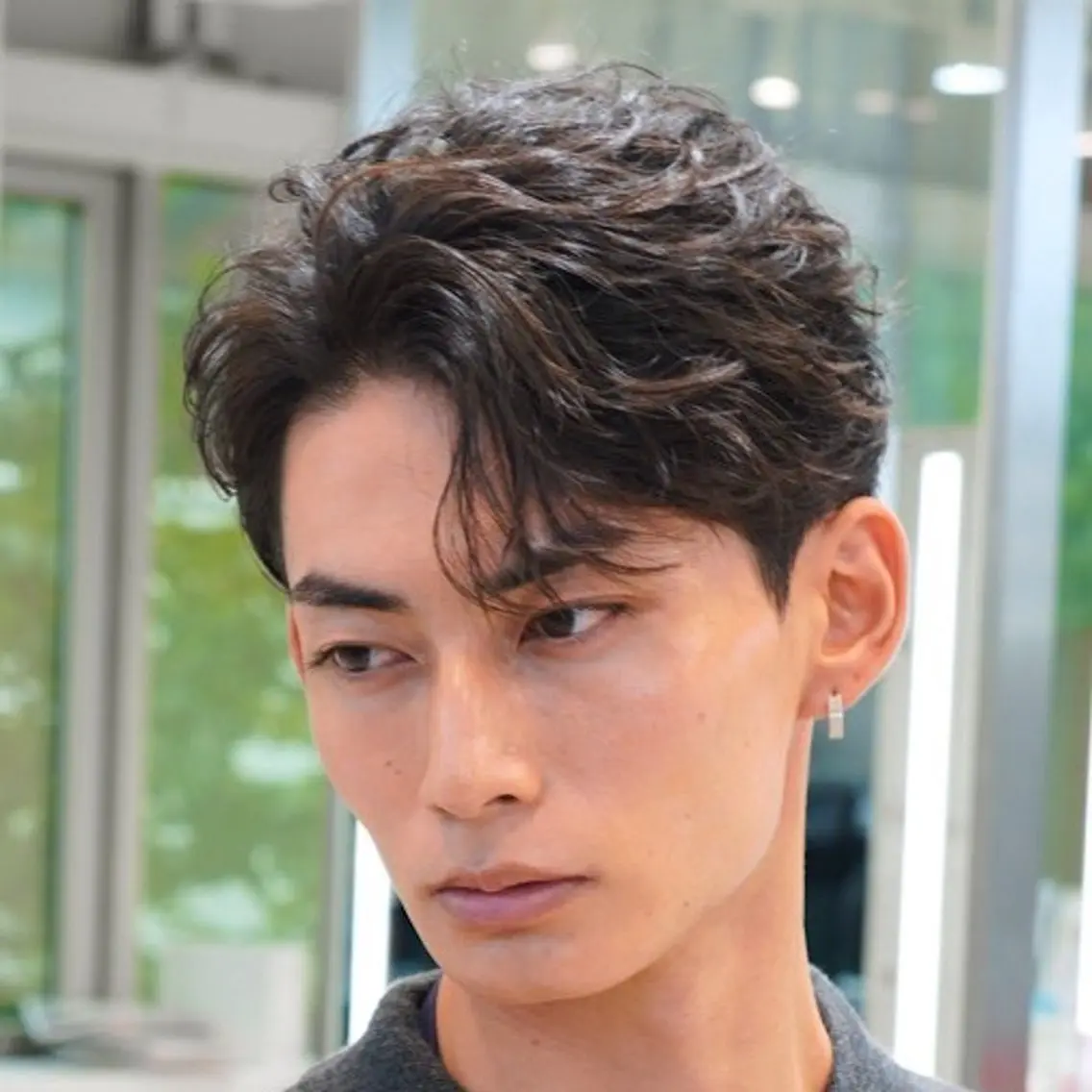 パーマ メンズ フェザーパーマ メンズパーマ カット パーマ 名古屋のパーマ職人 /fifth/正岡のヘアスタイル