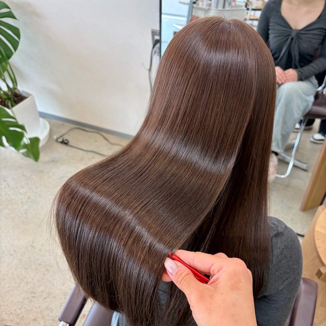 ロング 髪質改善 カット ヘアカラー トリートメント 🎀【顔周りカット】 Mayu🎀のヘアスタイル