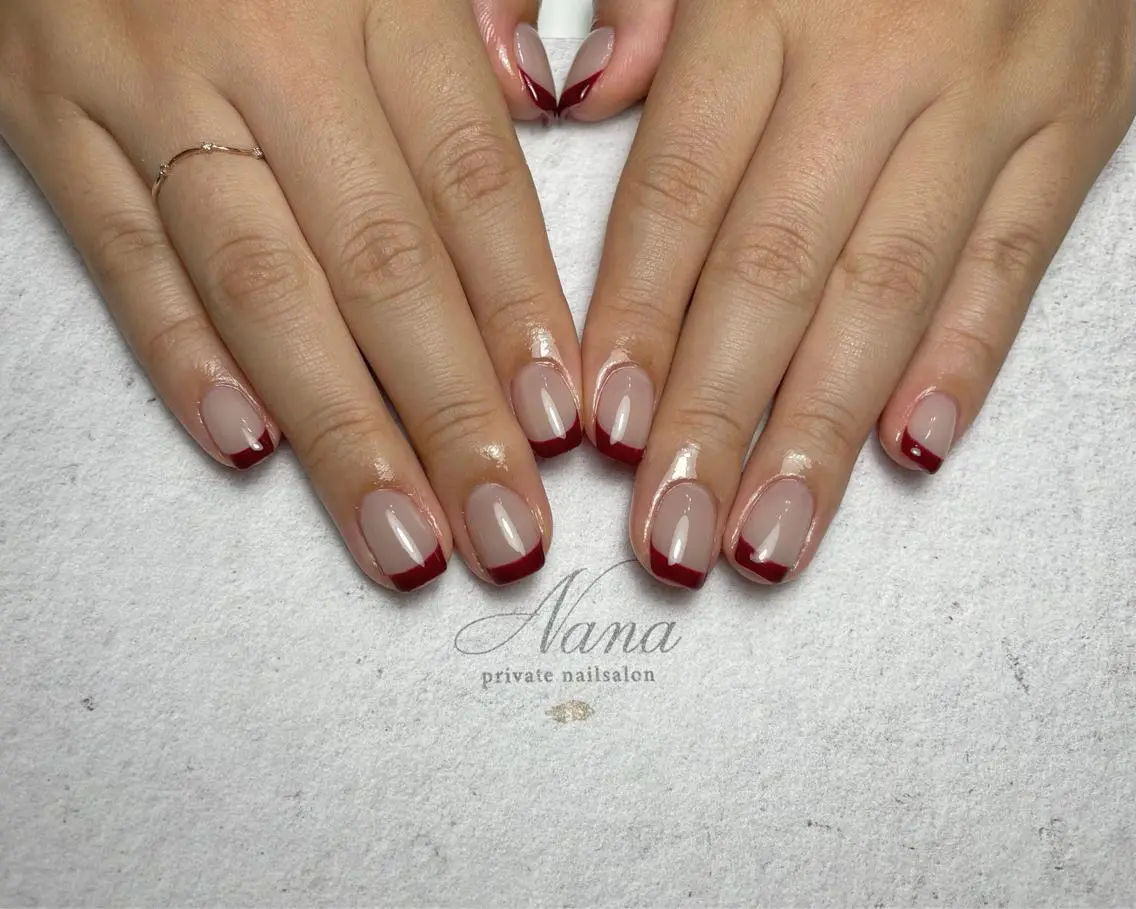 ネイル フレンチネイル ハンドネイル nailsalon NANAのネイルデザイン
