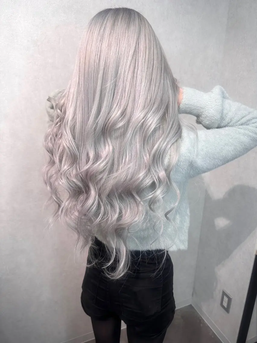 ロング カラー 永田 雄真のヘアスタイル