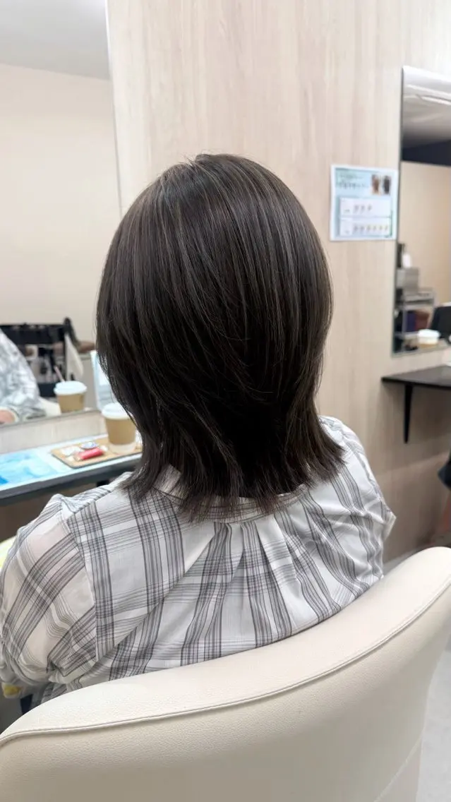 ミディアム カラー ヘアカラー 金城 有希のヘアスタイル