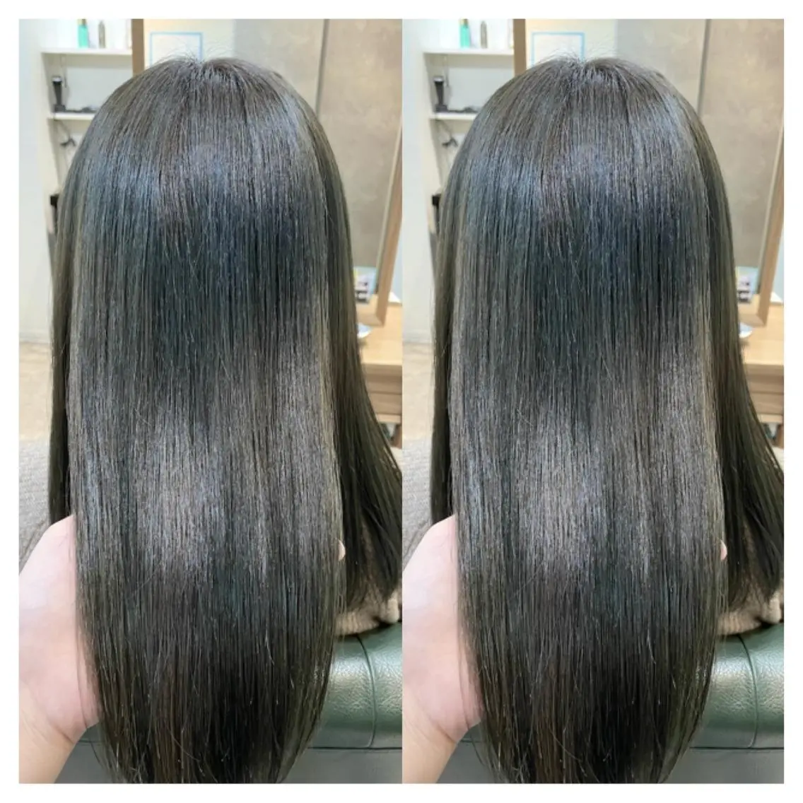 ロング カラー カット ヘアカラー 縮毛矯正 トリートメント 村山 茉衣のヘアスタイル