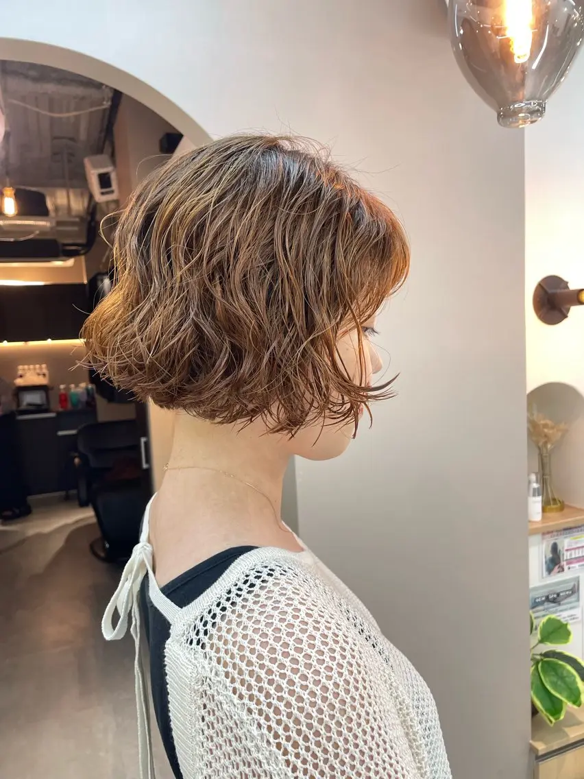 🤍レディースカットパーマ🤍の写真