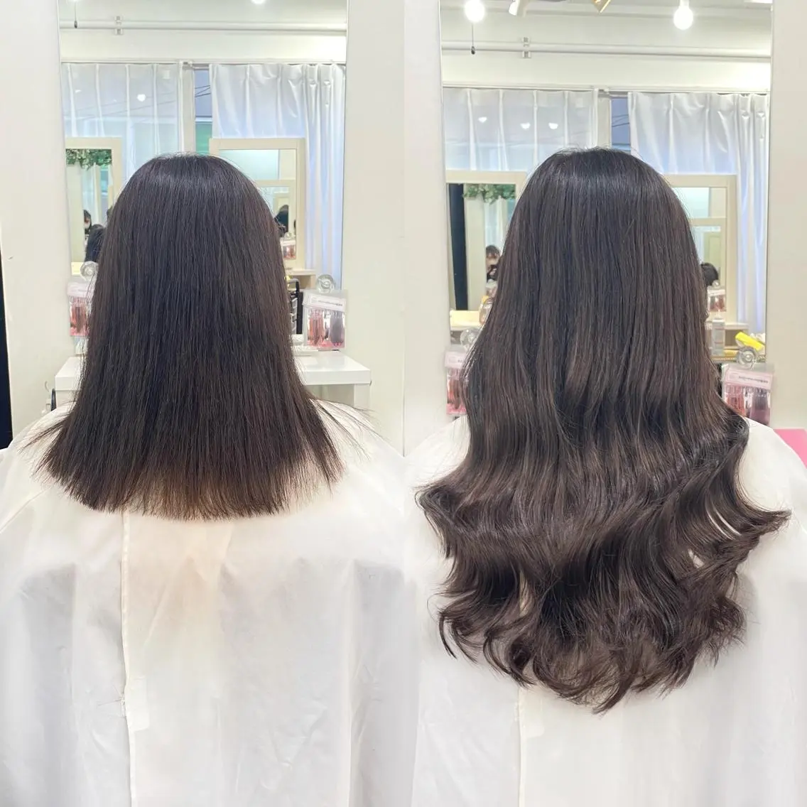 【人気No.1🥇】ご新規様(1000円off)&顧客様♡カラー&エクステ80本33800円《毛量カット込》の写真
