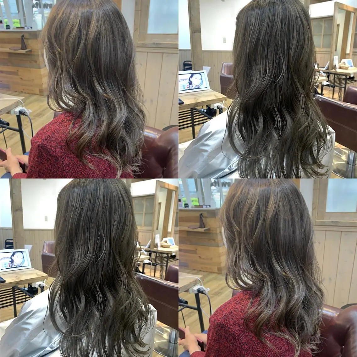 セミロング カラー クオルシアカラー VIE.ORNER 浦安店 三上真弥のヘアスタイル