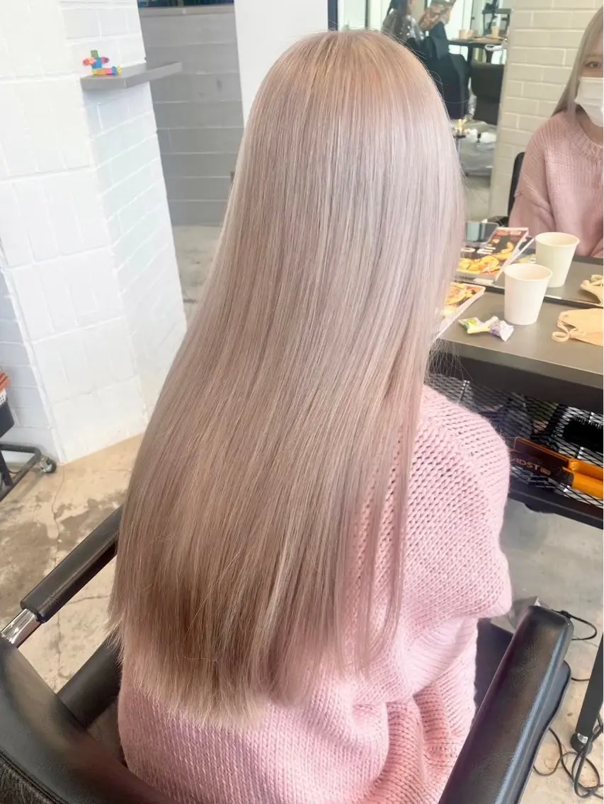 🖤新規限定🖤【根元リタッチ】根元のみブリーチ➕全体カラーの写真