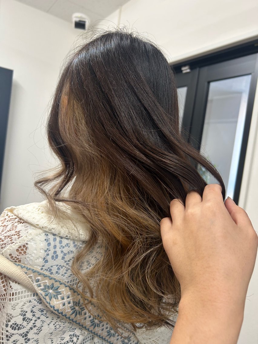 カラー ヘアカラー カットモデル✂️ 千夏のヘアスタイル