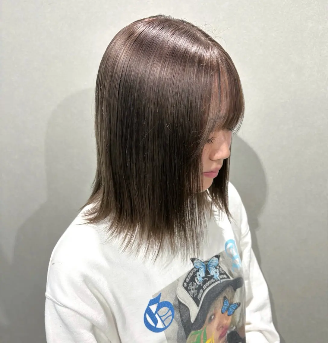 ミディアム ヘアカラー Gritter / mayuのヘアスタイル