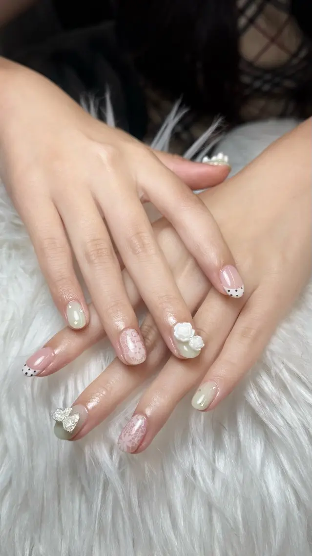 ネイル 長さ出し フレンチネイル グラデーション 韓国ネイル マグネットネイル ハンドネイル VB HEAVEN nailのネイルデザイン