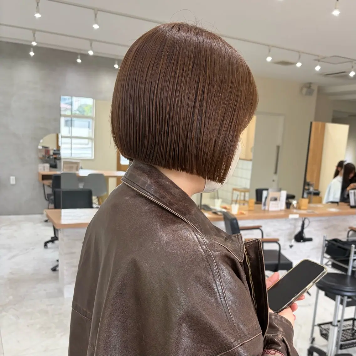 ショート カラー ボブ 似合わせカット カット ヘアカラー トリートメント YUUKI/ミニボブ ボブ/髪質改善のヘアスタイル