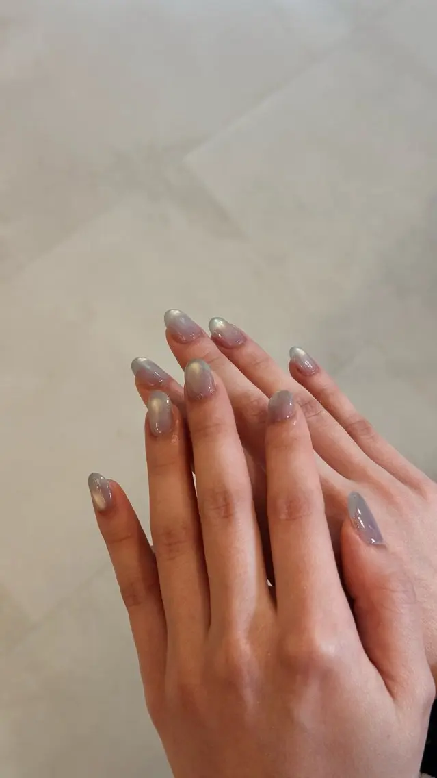 ネイル 水色 春ネイル ハンドネイル soan mayumiのネイルデザイン