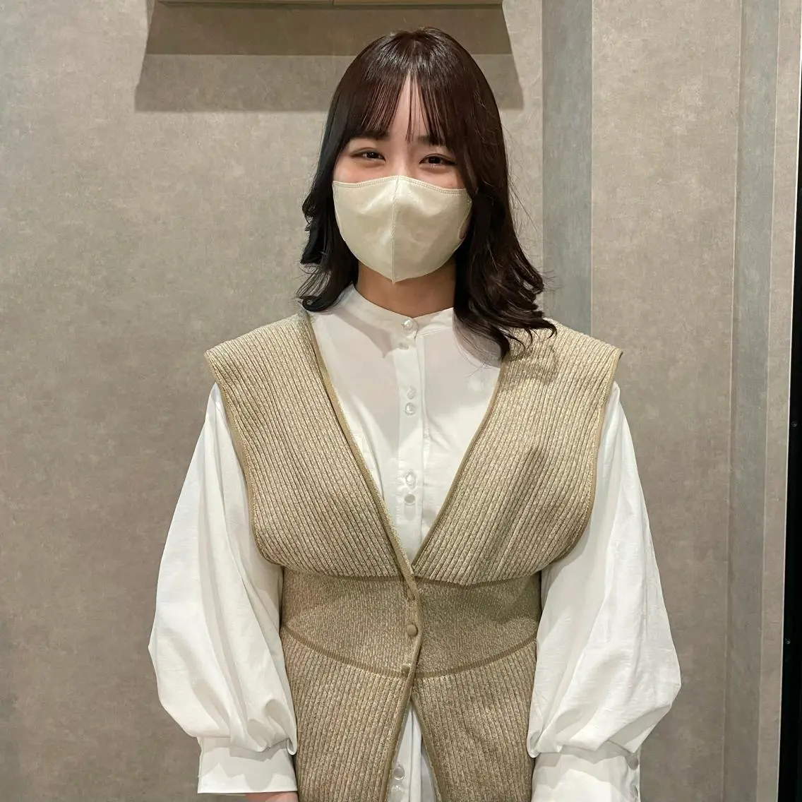 ミディアム カラー はちすか るかのヘアスタイル