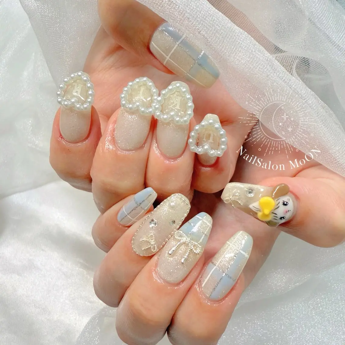 ネイル ハンドネイル ハンドケア MoON...❤︎ MeGuのネイルデザイン