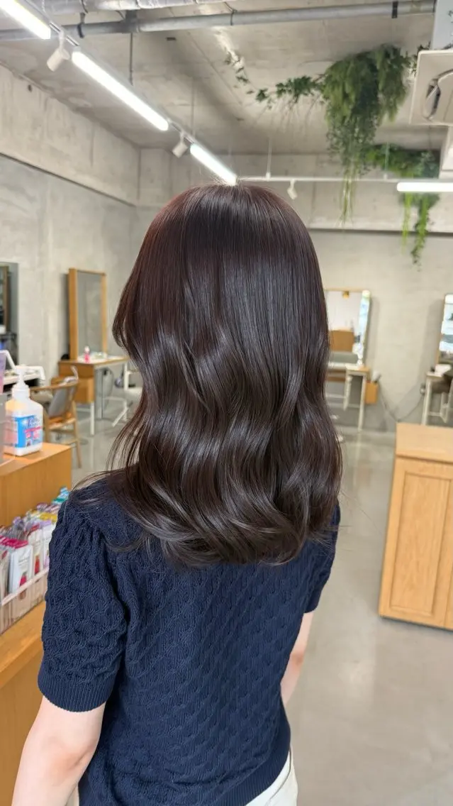 カラー カット ヘアカラー トリートメント 湯浅 慈園のヘアスタイル