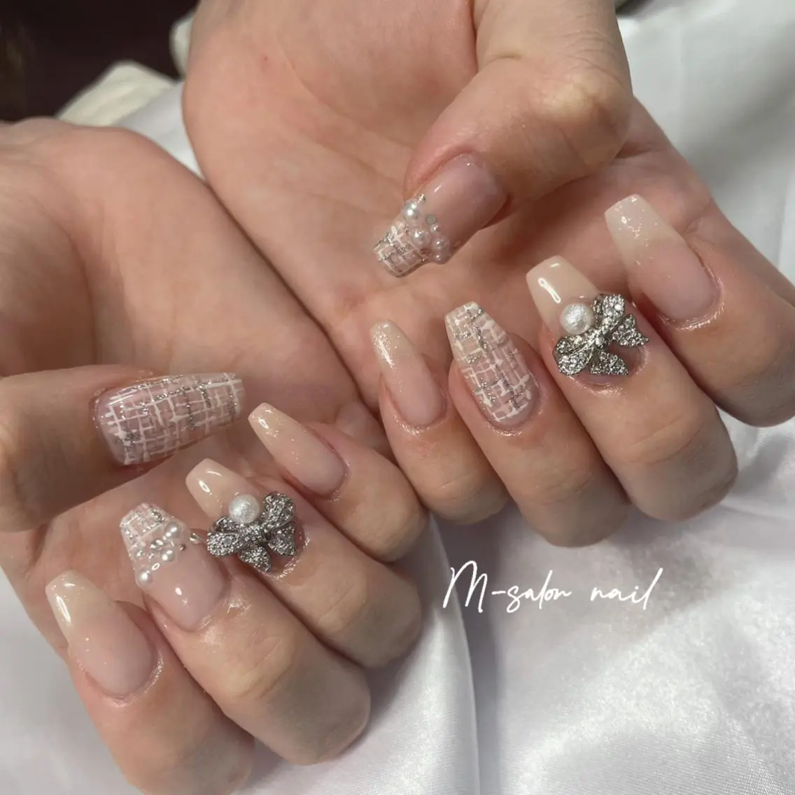 韓国・中華ネイル♡パーツ6本まで（オフあり）の写真