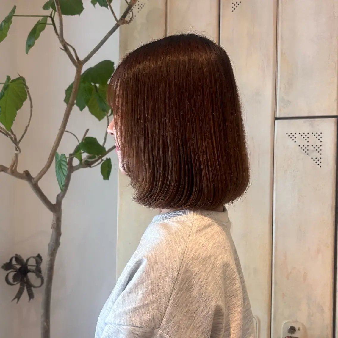ミディアム カラー Noa🎀🫧 KNACK 東三国のヘアスタイル