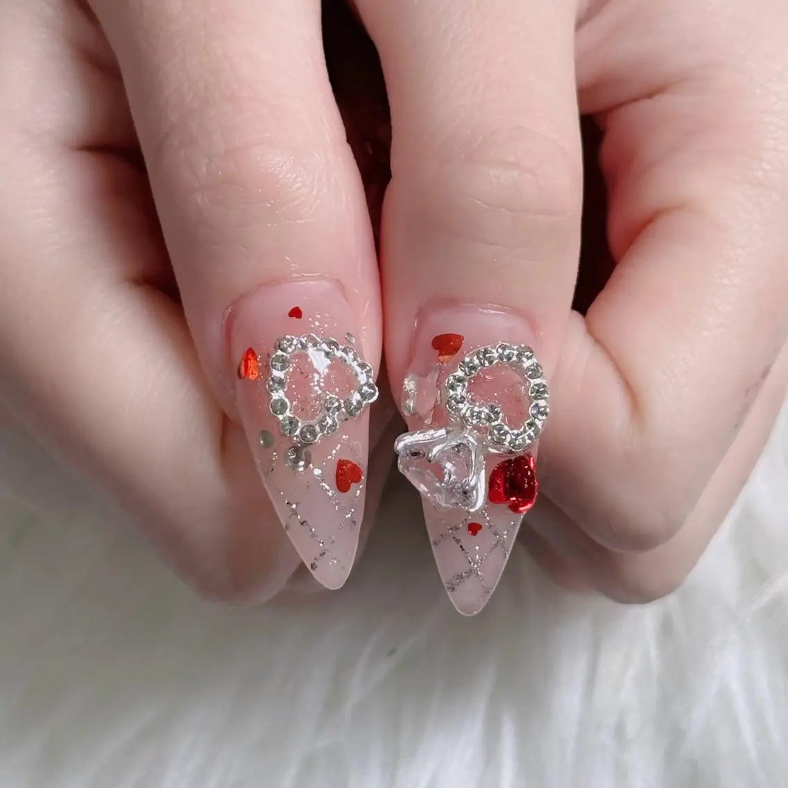 ネイル フレンチネイル ジェルネイル ハロウィン 韓国ネイル マグネットネイル ハンドネイル H.baby Nail Salonのネイルデザイン