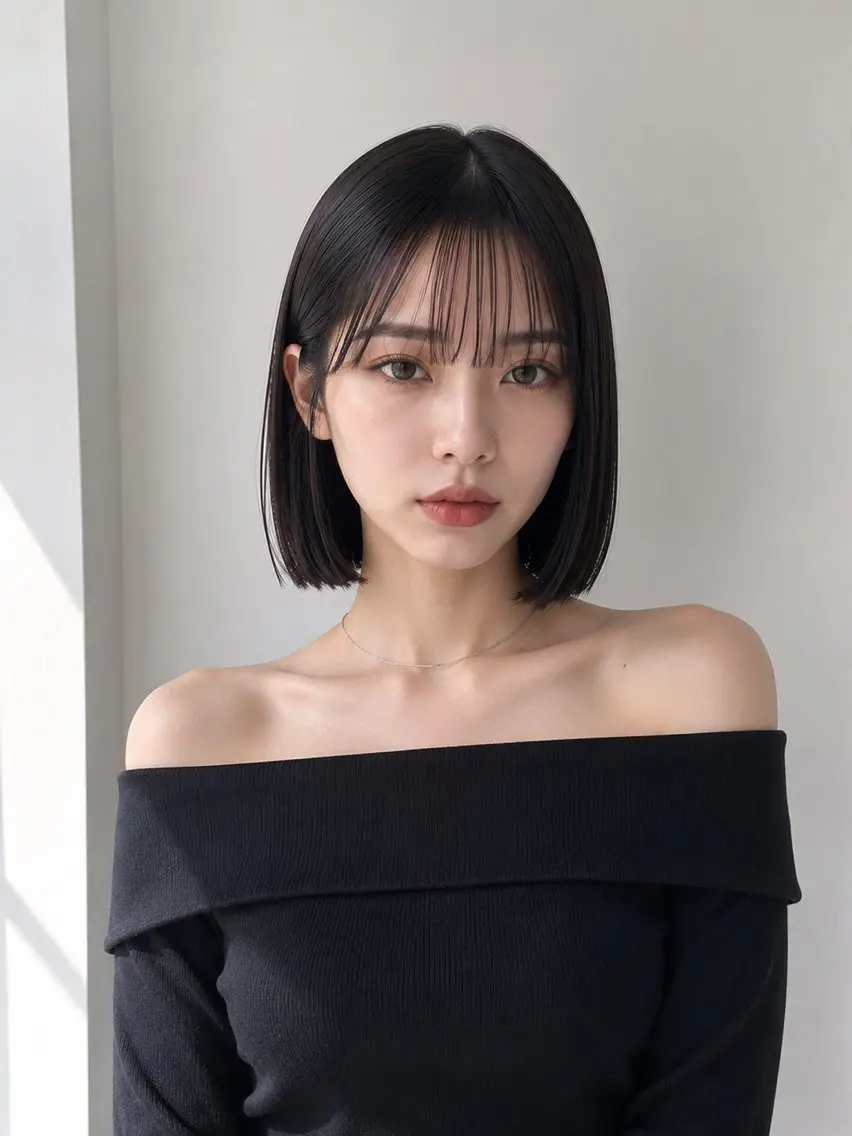 ショート カット 縮毛矯正 mao🫧/髪質改善 /縮毛矯正/ボブのヘアスタイル