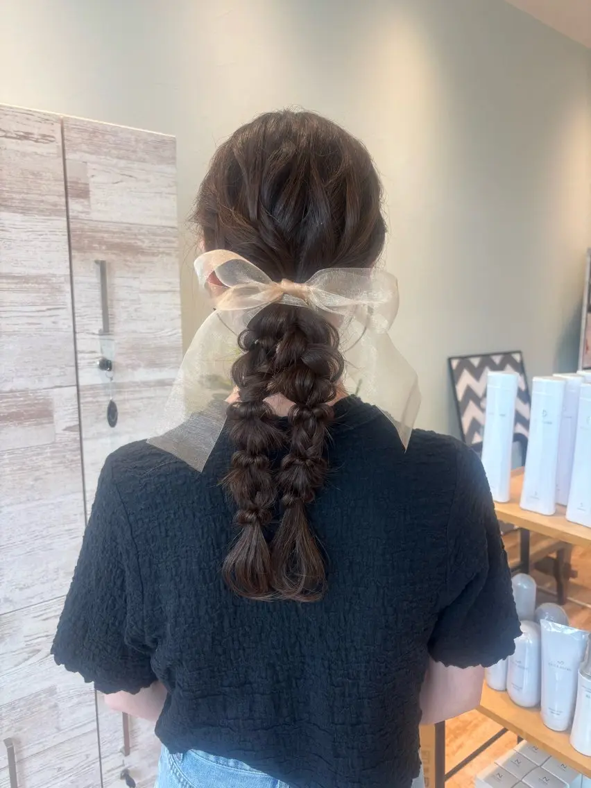 ヘアアレンジ ヘアセット メンズカットパーマ/ ヘアセット🎀Amiのヘアスタイル