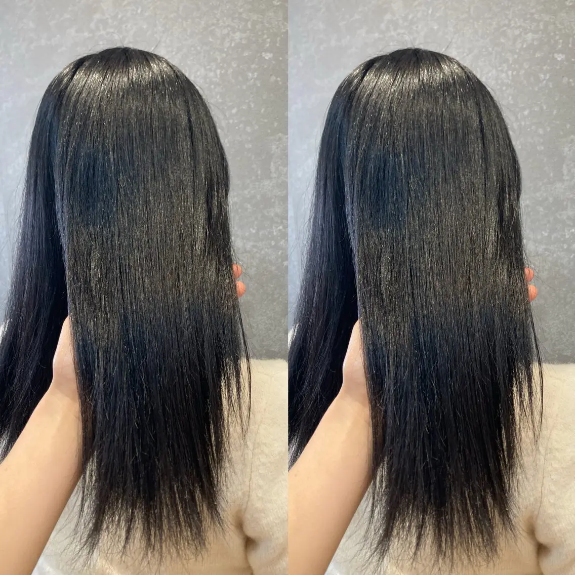 セミロング カラー み うのヘアスタイル